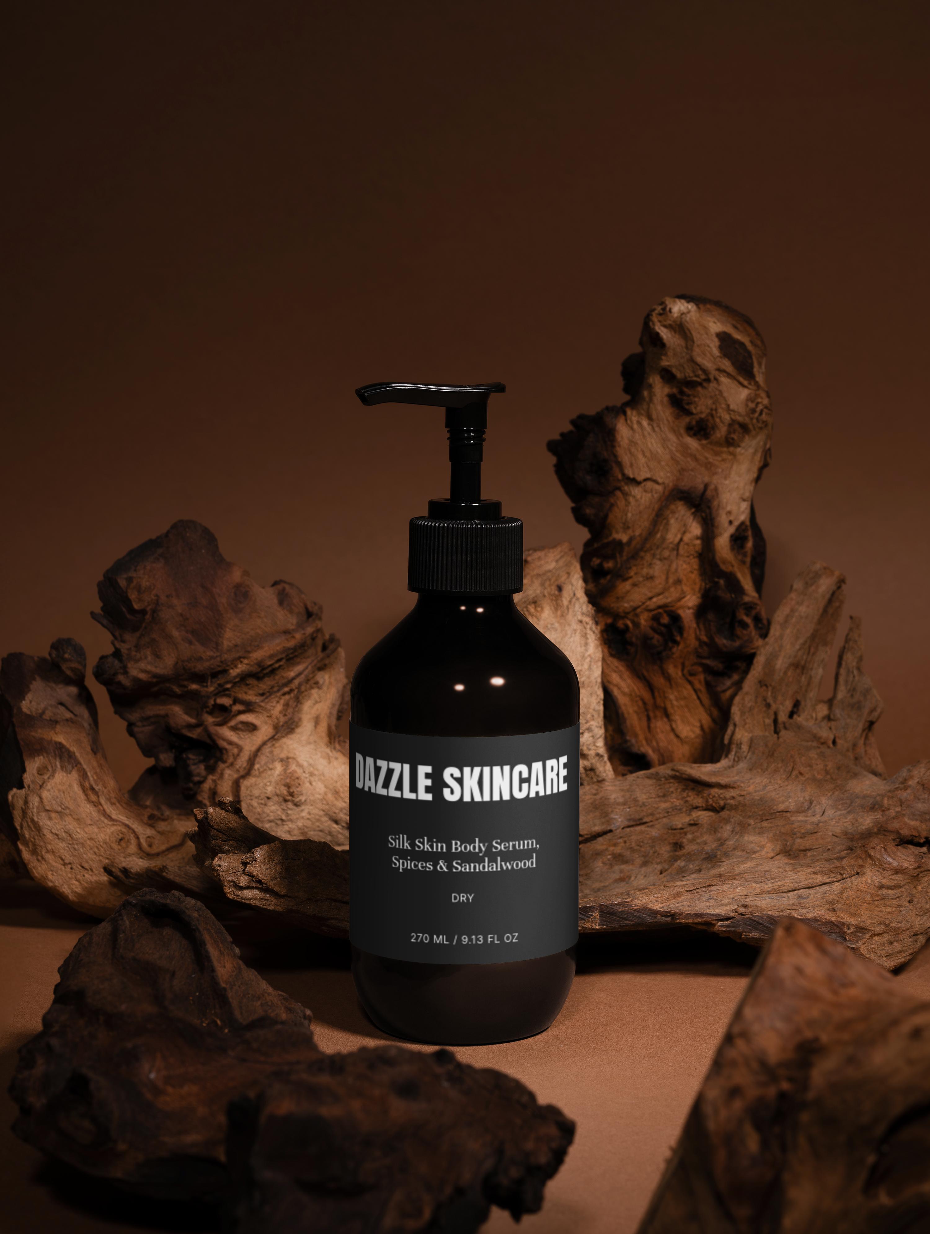 Silk Skin Body Serum, Spices & Sandalwood